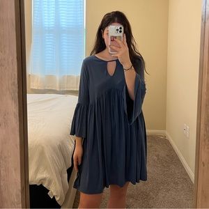 Blue dress